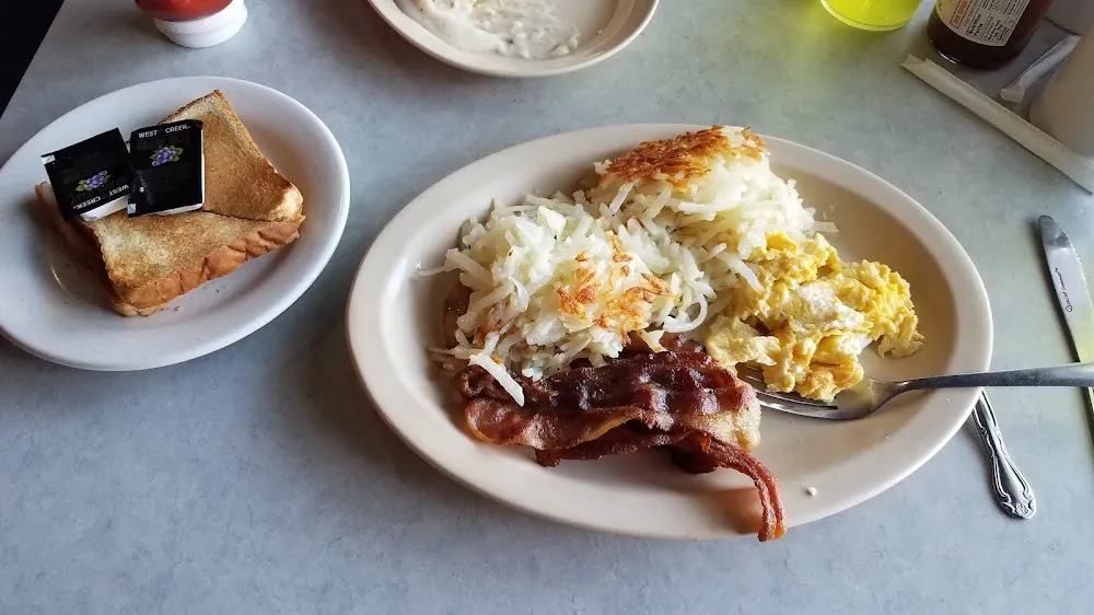 Eggs Bacon with Hash Browns